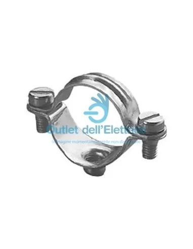 Gewiss GW50809 Verzinkter Kragen M6 Durchmesser 38-40